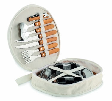 Logo trade promotional merchandise photo of: Picnic 2 person set in pouch