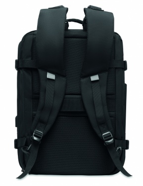 Logo trade promotional giveaways image of: Backpack 600D RPET