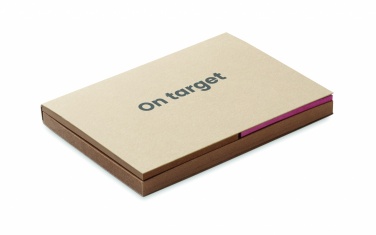 Logo trade promotional giveaways image of: Recycled paper memo set