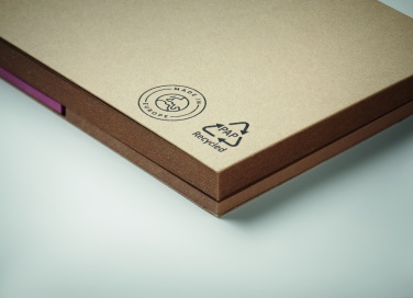 Logo trade corporate gifts picture of: Recycled paper memo set