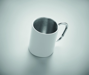 Logotrade promotional item image of: Metal mug and carabiner handle