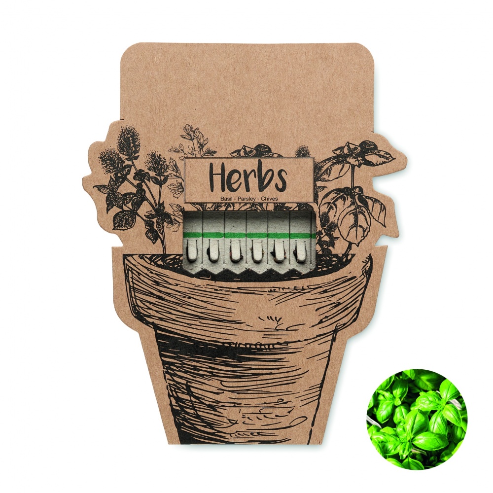Logo trade corporate gift photo of: Herb seeds sticks