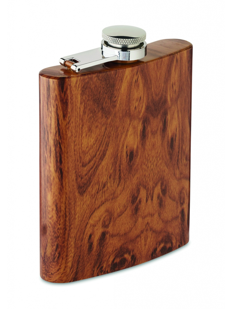 Logo trade corporate gift photo of: Slim hip flask 190 ml