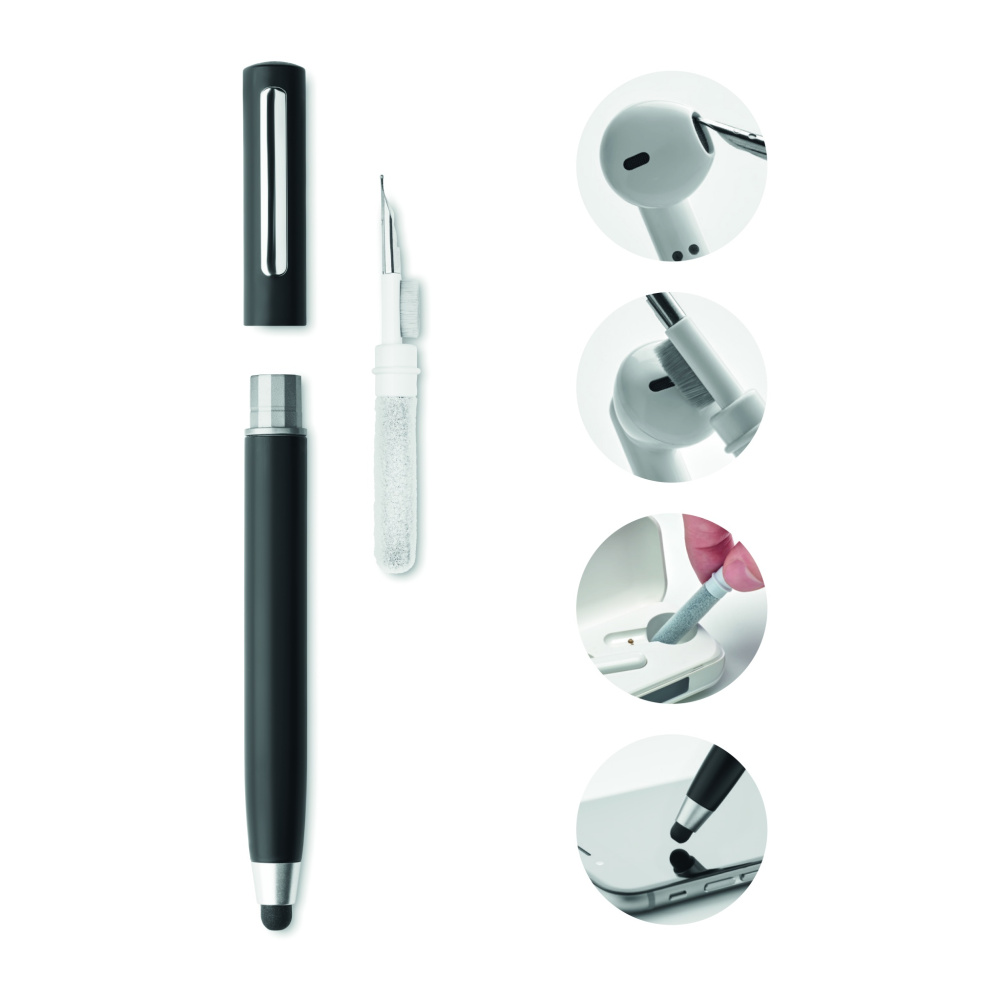 Logo trade advertising products picture of: Stylus pen TWS cleanning set