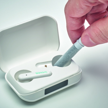 Logo trade corporate gifts image of: Stylus pen TWS cleanning set