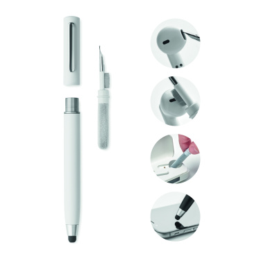 Logo trade advertising products image of: Stylus pen TWS cleanning set