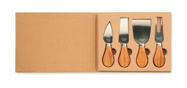 Logo trade promotional gift photo of: Set of 4 cheese knives