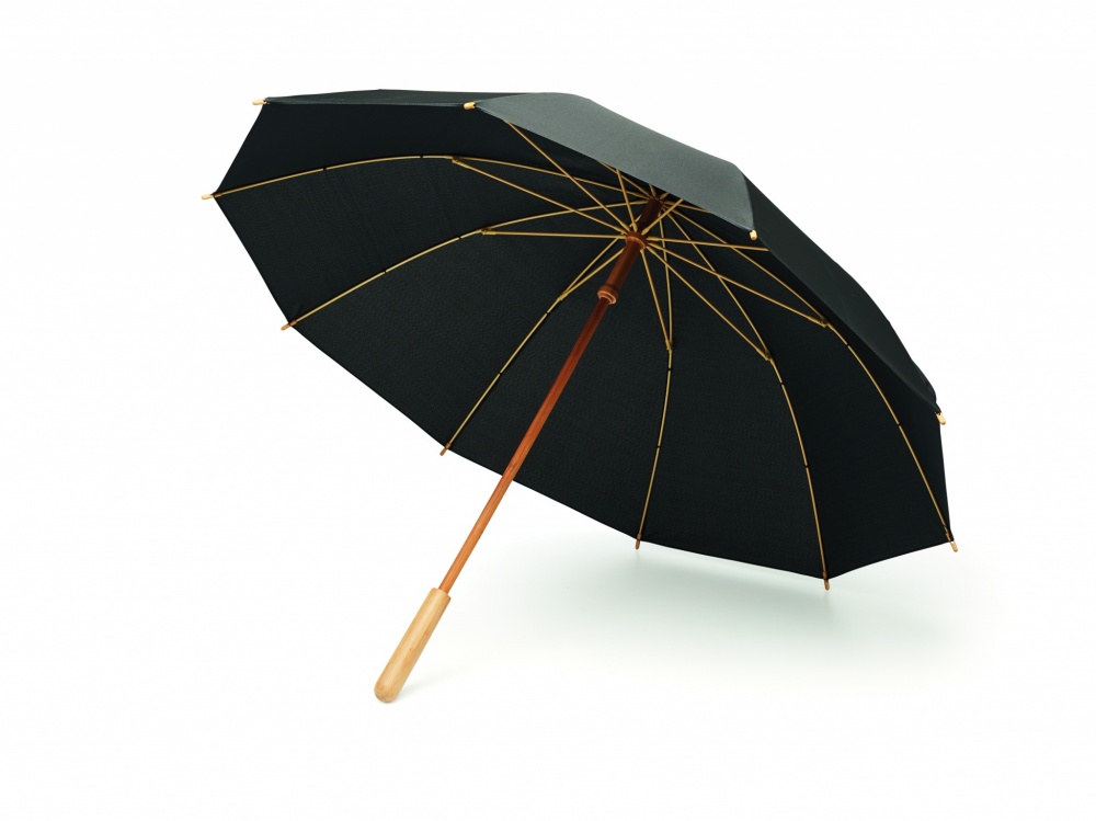Logotrade promotional merchandise photo of: 23,5 inch RPET/bamboo umbrella