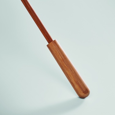Logo trade corporate gifts picture of: 23,5 inch RPET/bamboo umbrella