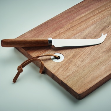Logotrade business gifts photo of: Acacia wood cheese board set Hannover