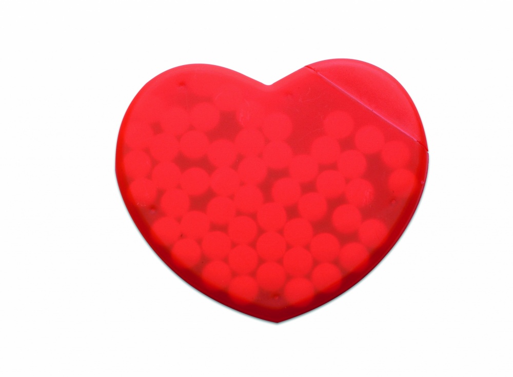Logo trade promotional products picture of: Heart shape peppermint box