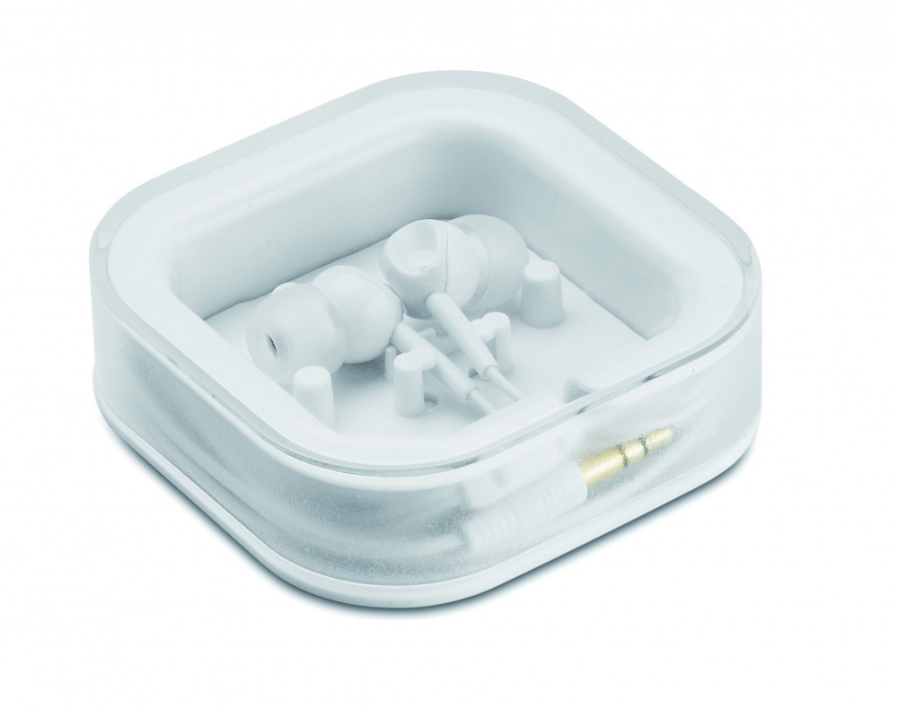 Logo trade business gifts image of: Ear plug with silicone