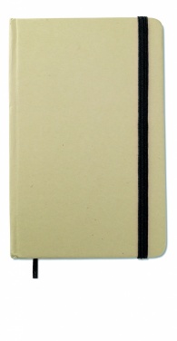 Logo trade promotional item photo of: A6 recycled notebook 96 plain