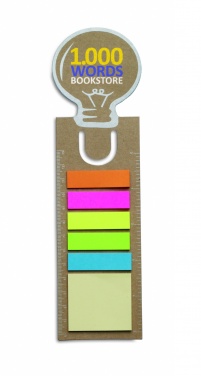 Logotrade promotional items photo of: Bookmark with sticky memo pad
