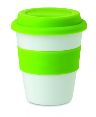 Logo trade promotional gifts image of: PP tumbler with silicone lid