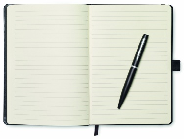 Logotrade promotional gift image of: A5 notebook with pen 72 lined