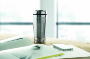 Logotrade advertising products photo of: Double wall travel cup 400ml