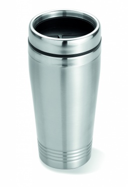 Logo trade promotional products image of: Double wall travel cup 400ml
