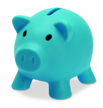 Logo trade business gift photo of: Piggy bank
