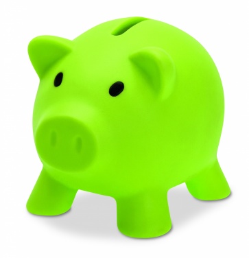Logo trade promotional products image of: Piggy bank