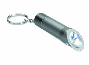 Logo trade promotional products image of: Metal torch key ring Ylivieska