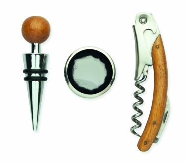 Logotrade promotional merchandise image of: Wine set in bamboo box