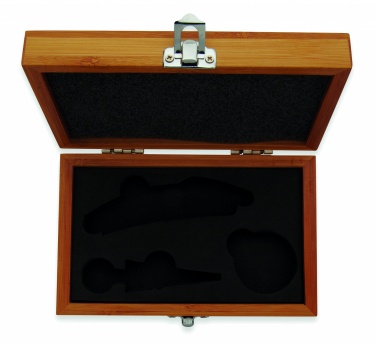Logotrade advertising product image of: Wine set in bamboo box