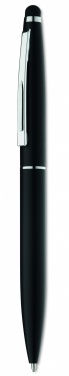 Logo trade promotional products image of: Twist type pen w stylus top