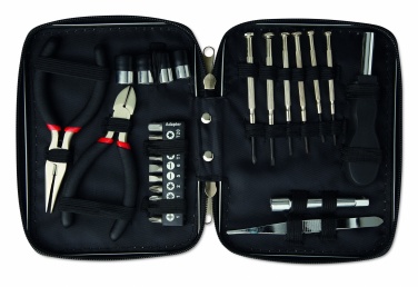 Logotrade promotional gift image of: 26 pcs tool in aluminium case