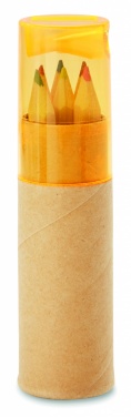 Logotrade promotional merchandise picture of: 6 coloured pencils
