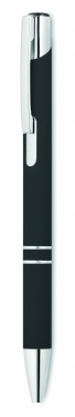 Logo trade promotional giveaways picture of: Ball pen in rubberised finish
