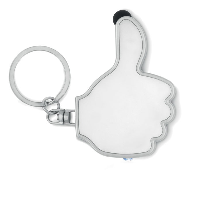 Logotrade corporate gift image of: Thumbs up led light w/key ring Valmiera