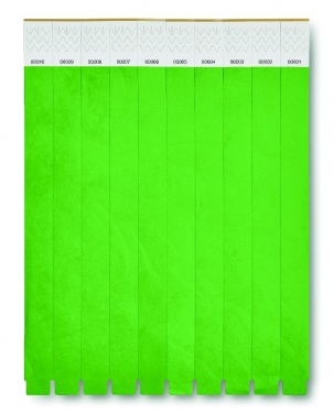 Logotrade advertising product image of: One sheet of 10 wristbands