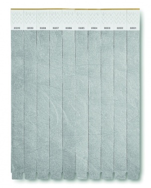 Logo trade promotional items image of: One sheet of 10 wristbands