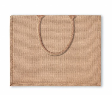 Logo trade promotional gift photo of: Jute shopping bag