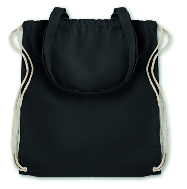 Logo trade promotional merchandise photo of: 220gr/m² canvas 2 function bag