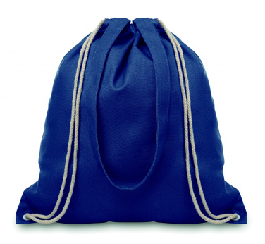 Logo trade corporate gift photo of: 220gr/m² canvas 2 function bag