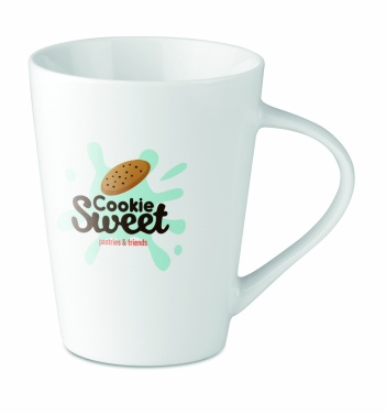 Logo trade advertising product photo of: Porcelain conic mug 250 ml