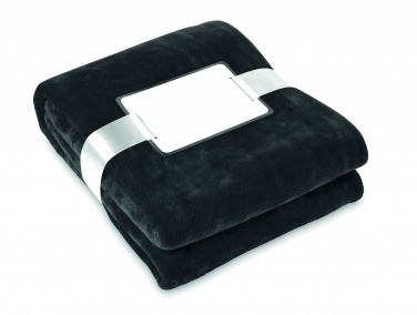 Logo trade corporate gifts image of: Blanket flannel