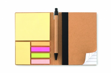 Logotrade business gifts photo of: Notebook w/pen & memo pad