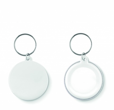 Logotrade promotional merchandise image of: Small pin button key ring Tukums