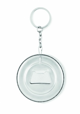 Logotrade promotional giveaway picture of: Key ring with bottle opener Madona