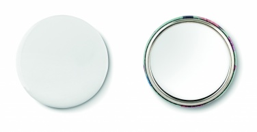 Logo trade promotional giveaways picture of: Mirror button metal