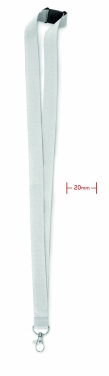 Logotrade promotional merchandise image of: Lanyard with metal hook 20 mm