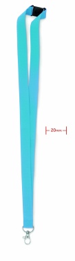 Logotrade business gifts photo of: Lanyard with metal hook 20 mm