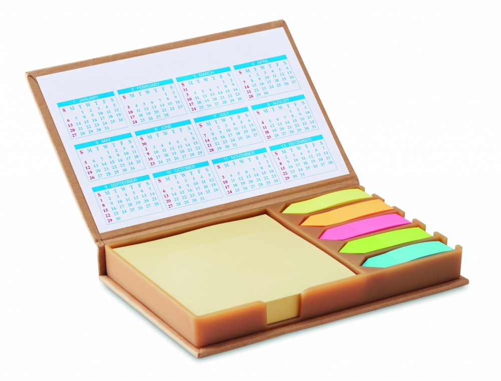 Logotrade corporate gift picture of: Desk memo set with calendar