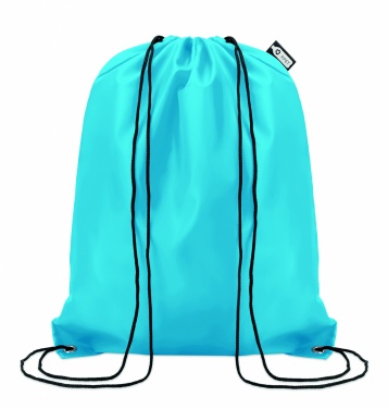 Logo trade promotional merchandise image of: 190T RPET drawstring bag