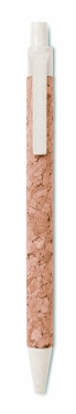 Logo trade promotional items picture of: Cork/ Wheat Straw/ABS ball pen