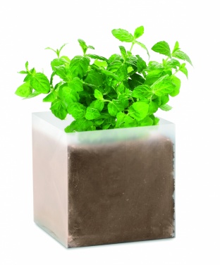 Logotrade promotional gifts photo of: Compost with seeds "MINT"