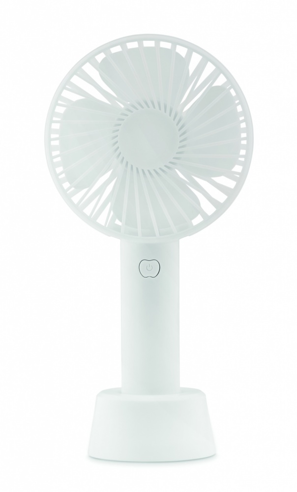 Logo trade advertising products image of: USB desk fan with stand 